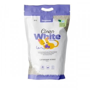 Kattesand Clean White (15 liter)